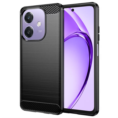 Hülle für Oppo A3 4G / A3, Techsuit, Carbon, Schwarz