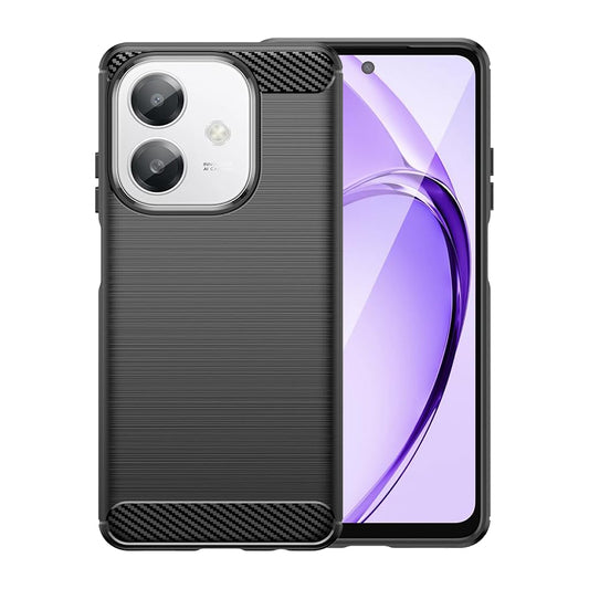 Hülle für Oppo A3 4G / A3, Techsuit, Carbon, Schwarz