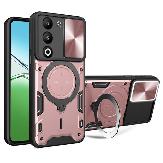 Étui pour Oppo A5 4G / A5 5G, Techsuit, CamGuard Pro, Rose