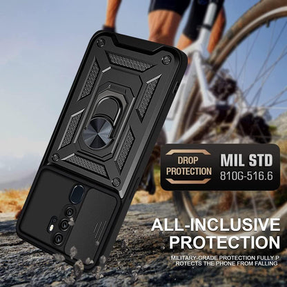 Hülle für Oppo A5 4G, Techsuit, CamShield, Schwarz
