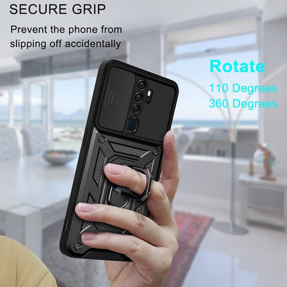 Hülle für Oppo A5 4G, Techsuit, CamShield, Schwarz