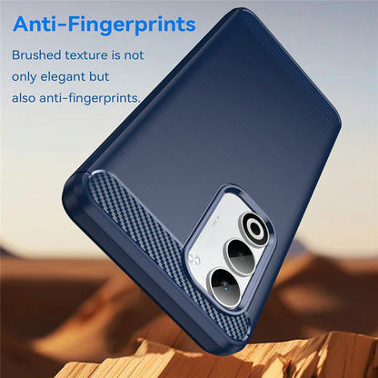 Hülle für Oppo A5 4G, Techsuit, Carbon, Blau