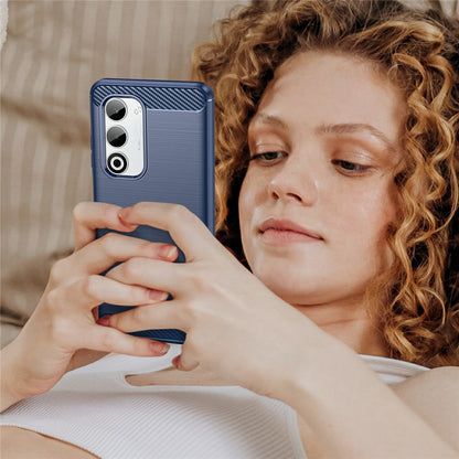 Hülle für Oppo A5 4G, Techsuit, Carbon, Blau