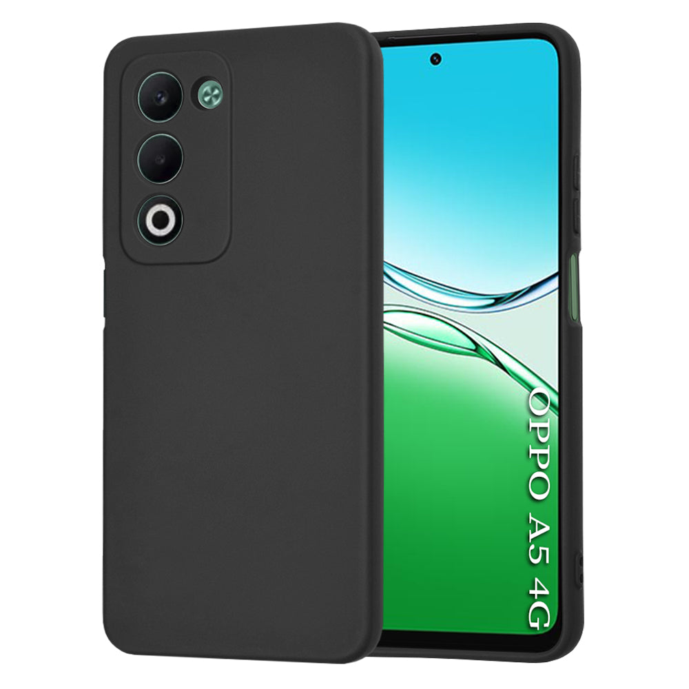 Coque pour Oppo A5 4G, Techsuit, SoftFlex, Noire