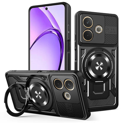 Coque pour Oppo A5 Pro 4G / A5 Pro, Techsuit, RuggedCam, Noire