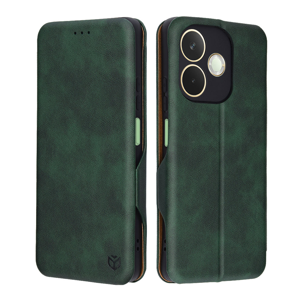Hülle für Oppo A5 Pro 4G / A5 Pro, Techsuit, Safe Wallet Plus, Grün