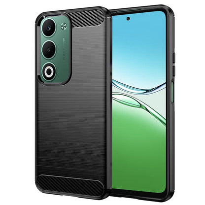 Hülle für Oppo A5 4G, Techsuit, Carbon, Schwarz