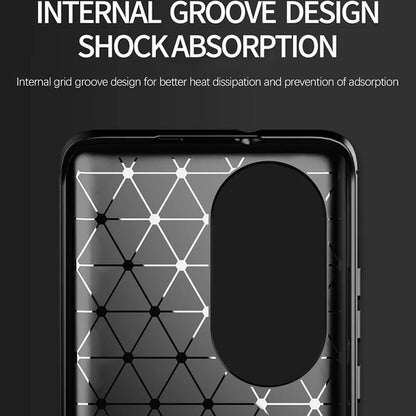Coque pour Oppo A58 5G / A78 5G, Techsuit, Carbone, Noire