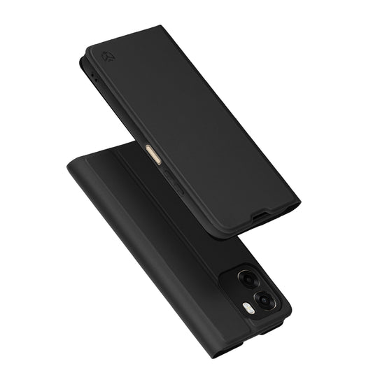 Étui pour Oppo A6 4G, Techsuit, Magskin Book, Noir