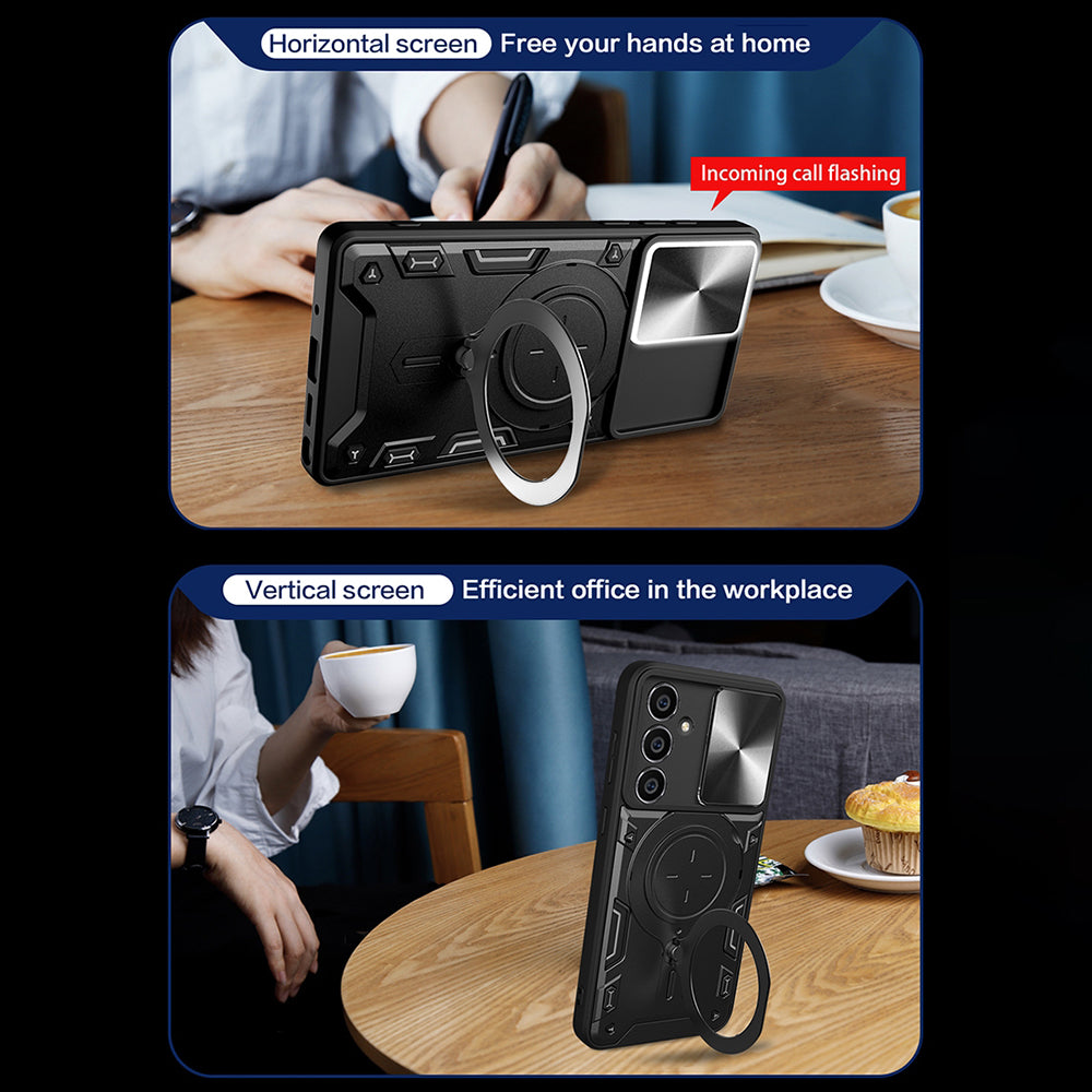 Coque pour Oppo A6 Pro 5G / A6 Pro 4G, Techsuit, CamGuard Pro, Bleue
