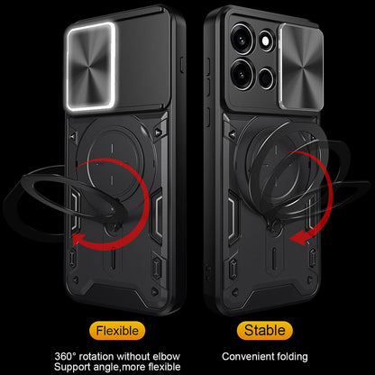 Coque pour Oppo A6 Pro 5G / A6 Pro 4G, Techsuit, CamGuard Pro, Rose Doré