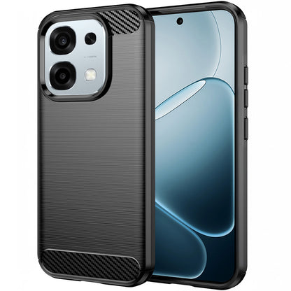 Étui pour Oppo A6 Pro 5G / A6 Pro 4G, Techsuit, Carbone, Noir