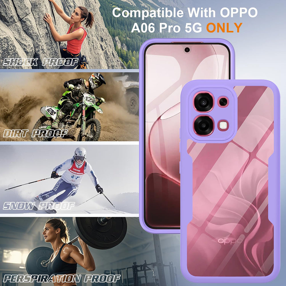 Coque pour Oppo A6 Pro 5G / A6 Pro 4G, Techsuit, ColorVerse 360, Violet