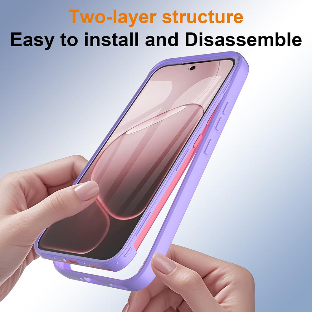 Coque pour Oppo A6 Pro 5G / A6 Pro 4G, Techsuit, ColorVerse 360, Violet