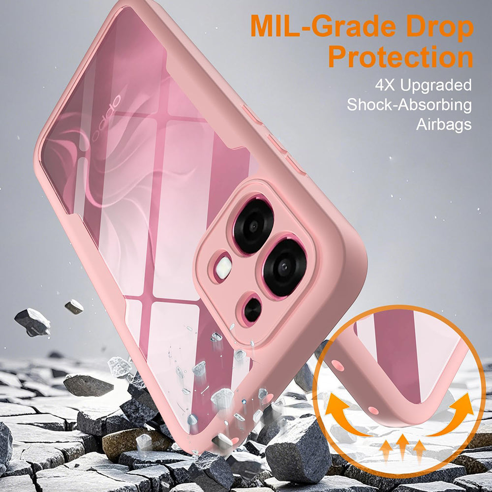 Coque pour Oppo A6 Pro 5G / A6 Pro 4G, Techsuit, ColorVerse 360, Rose