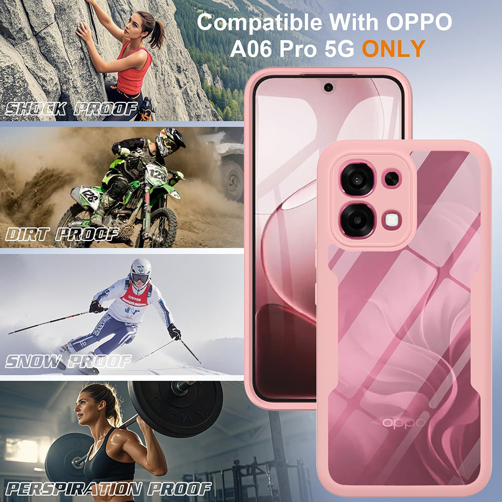 Coque pour Oppo A6 Pro 5G / A6 Pro 4G, Techsuit, ColorVerse 360, Rose