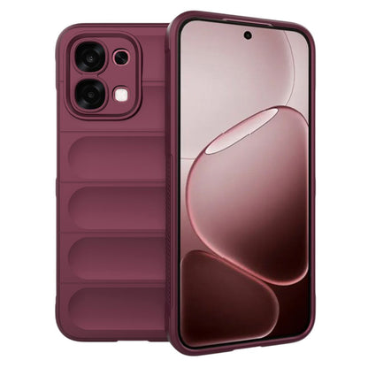 Case for Oppo A6 Pro 5G / A6 Pro 4G, Techsuit, Magic Shield, Burgundy