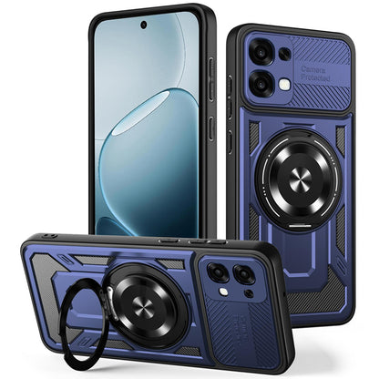 Hülle für Oppo A6 Pro 5G / A6 Pro 4G, Techsuit, RuggedCam, Blau