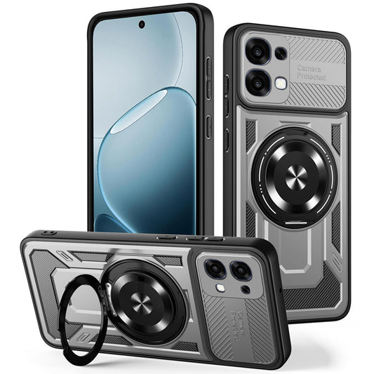 Hülle für Oppo A6 Pro 5G / A6 Pro 4G, Techsuit, RuggedCam, Grau