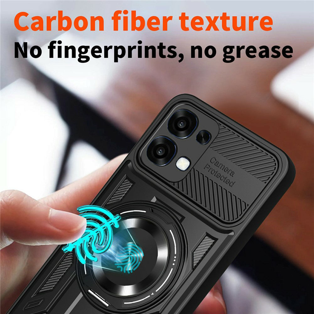 Étui pour Oppo A6 Pro 5G / A6 Pro 4G, Techsuit, RuggedCam, Noir