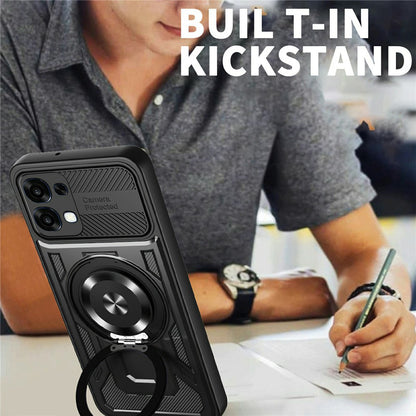 Étui pour Oppo A6 Pro 5G / A6 Pro 4G, Techsuit, RuggedCam, Noir