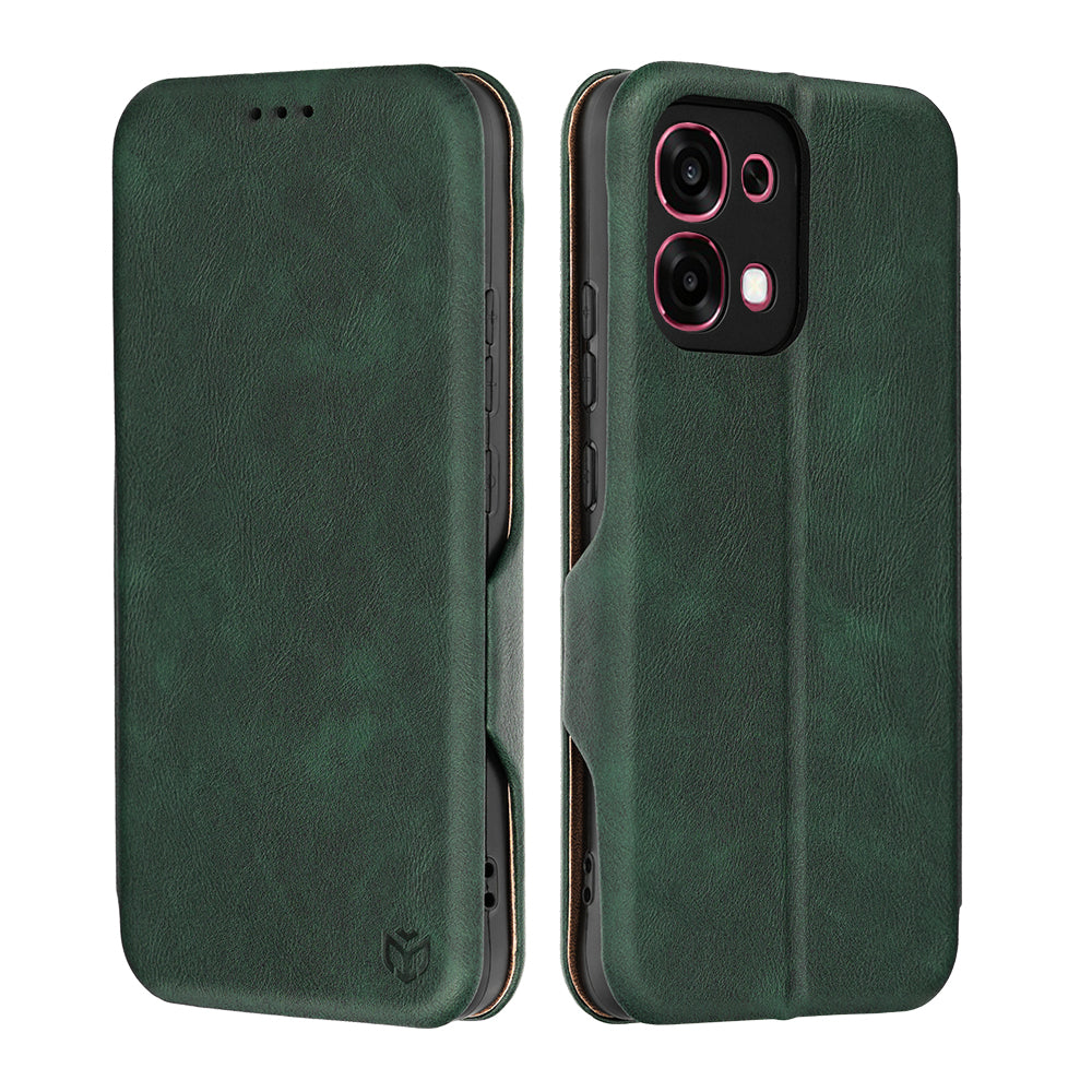 Case for Oppo A6 Pro 5G / A6 Pro 4G, Techsuit, Safe Wallet Plus, Green
