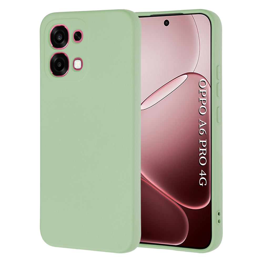 Case for Oppo A6 Pro 5G / A6 Pro 4G, Techsuit, SoftFlex, Light Green
