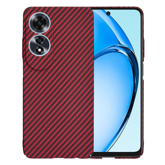 Hülle für Oppo A60, Techsuit, Carbonite FiberShell, Rot