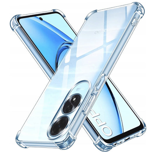 Hülle für Oppo A60, Techsuit, stoßfest klar, transparent