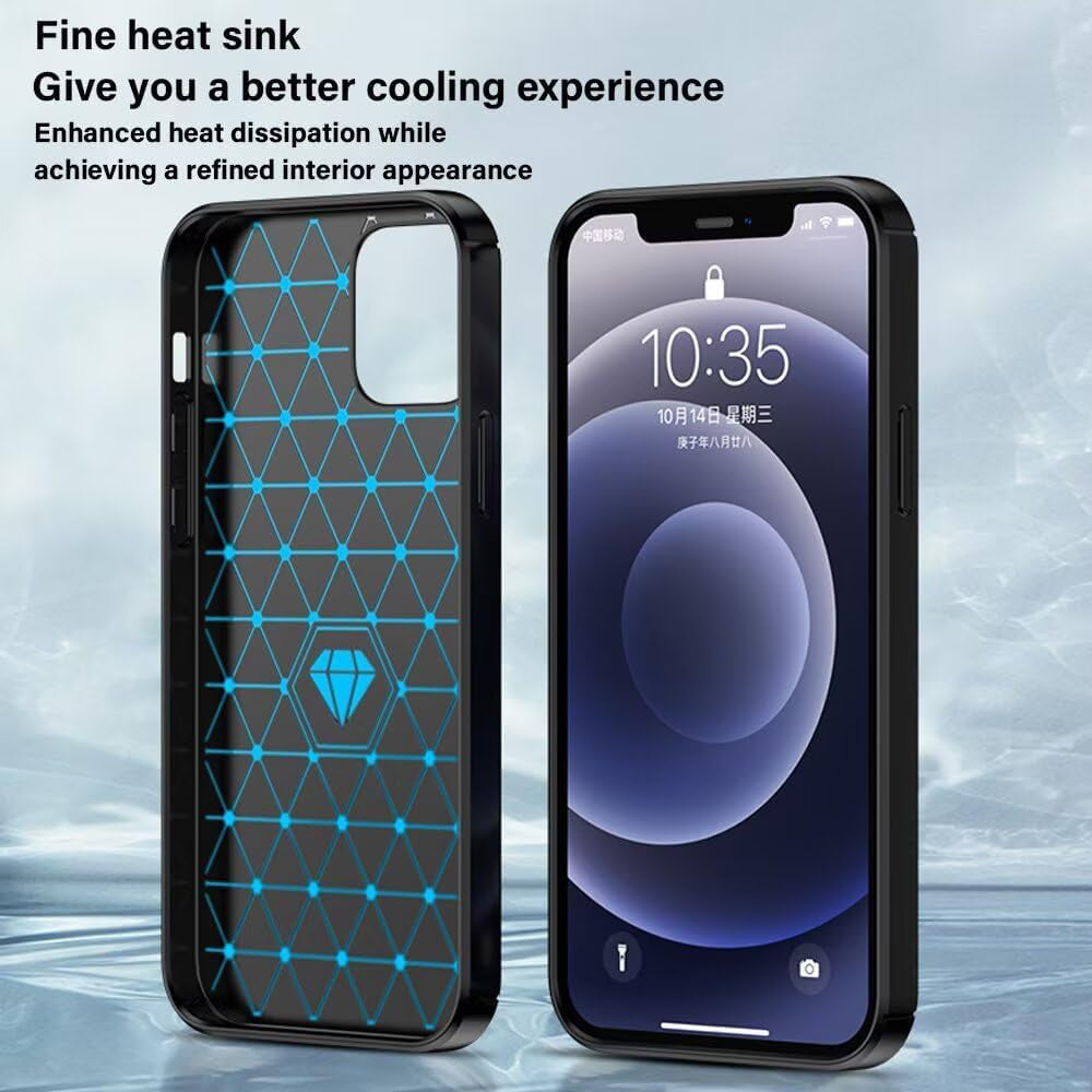 Coque pour Oppo A6k 4G / A6x 4G / A6x / A6 4G, Techsuit, Carbone, Bleue