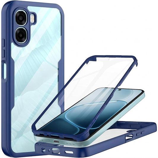 Hülle für Oppo A6k 4G / A6x 4G / A6x, Techsuit, ColorVerse 360, Blau