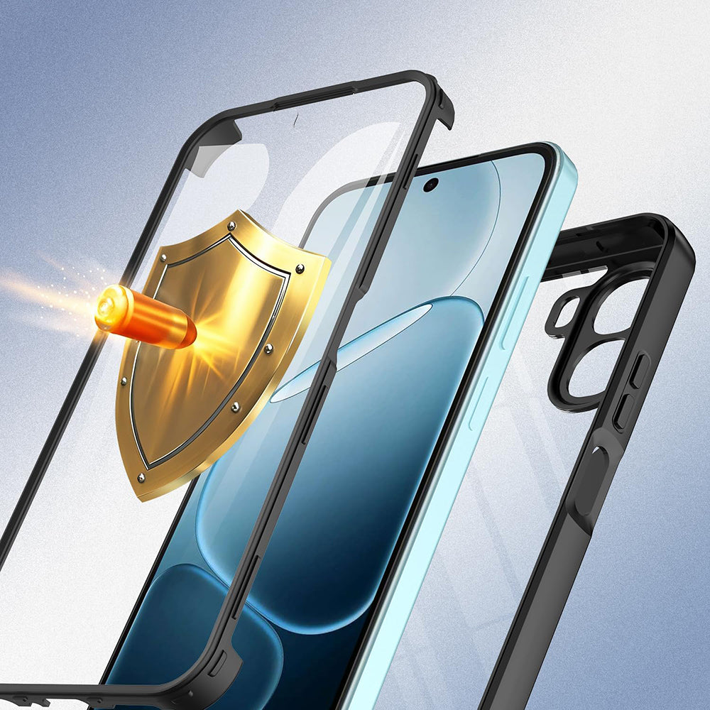 Case for Oppo A6k 4G / A6x 4G / A6x, Techsuit, ColorVerse 360, Black
