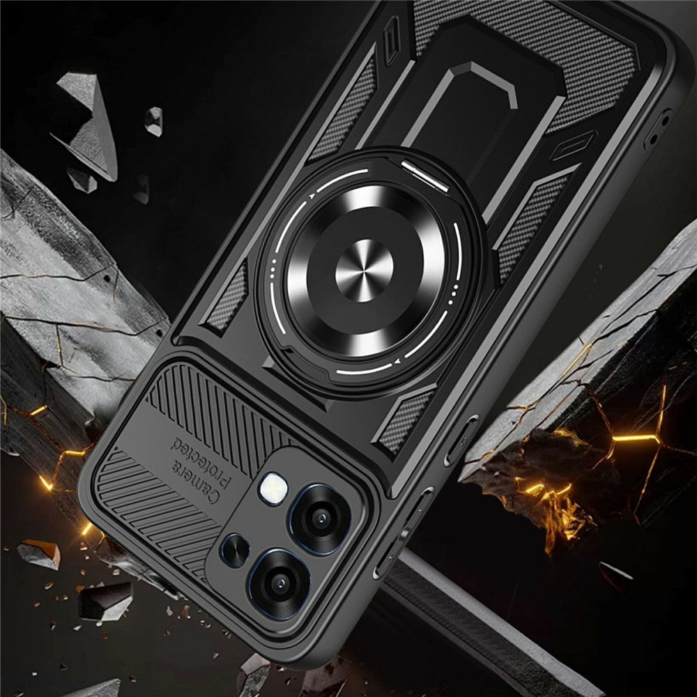 Case for Oppo A6k 4G / A6x 4G / A6x, Techsuit, RuggedCam, Blue