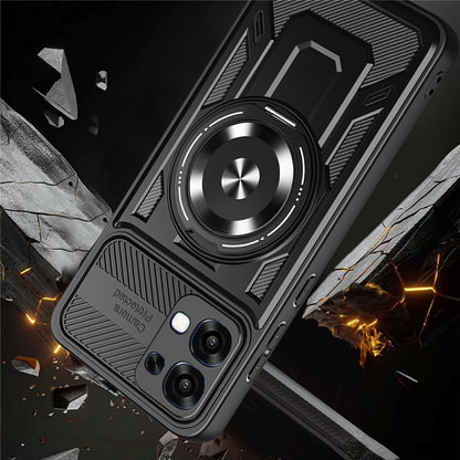 Case for Oppo A6k 4G / A6x 4G / A6x, Techsuit, RuggedCam, Blue