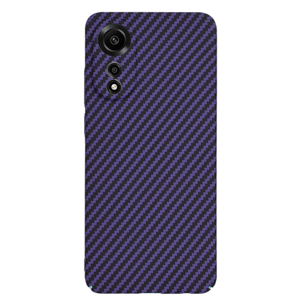 Hülle für Oppo A78 4G, Techsuit, Carbonite FiberShell, Lila