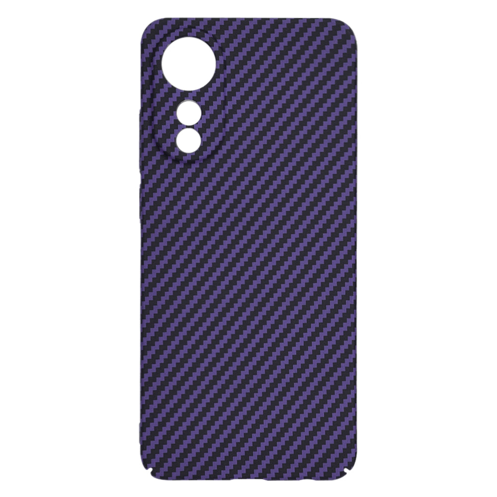 Hülle für Oppo A78 4G, Techsuit, Carbonite FiberShell, Lila