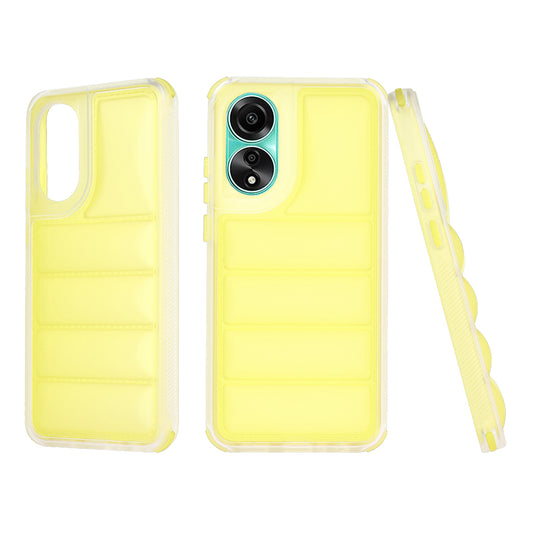Coque pour Oppo A78 4G, Techsuit, Wave Shield, Jaune
