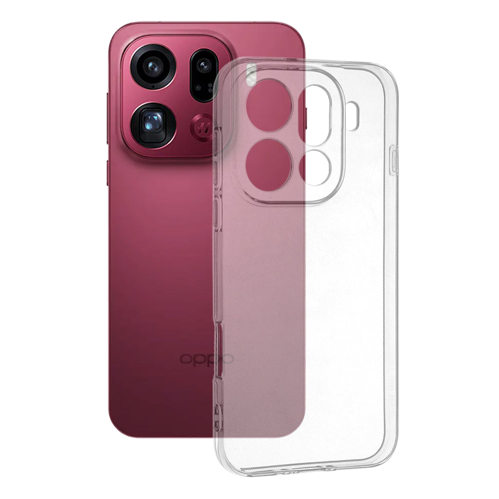Étui pour Oppo Find X9 Pro, Techsuit, Clair, Transparent