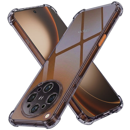 Hülle für Oppo Find X9 Ultra, Techsuit, stoßfest klar, rauchfarben