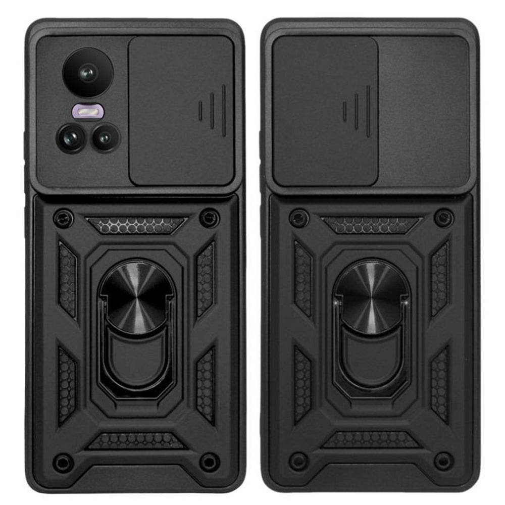 Hülle für Oppo Reno10 / Reno10 Pro, Techsuit, CamShield, Schwarz