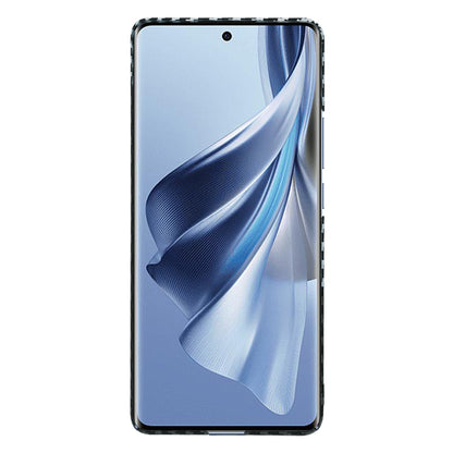 Case for Oppo Reno10 / Reno10 Pro, Techsuit, Carbonite FiberShell, Black Gray