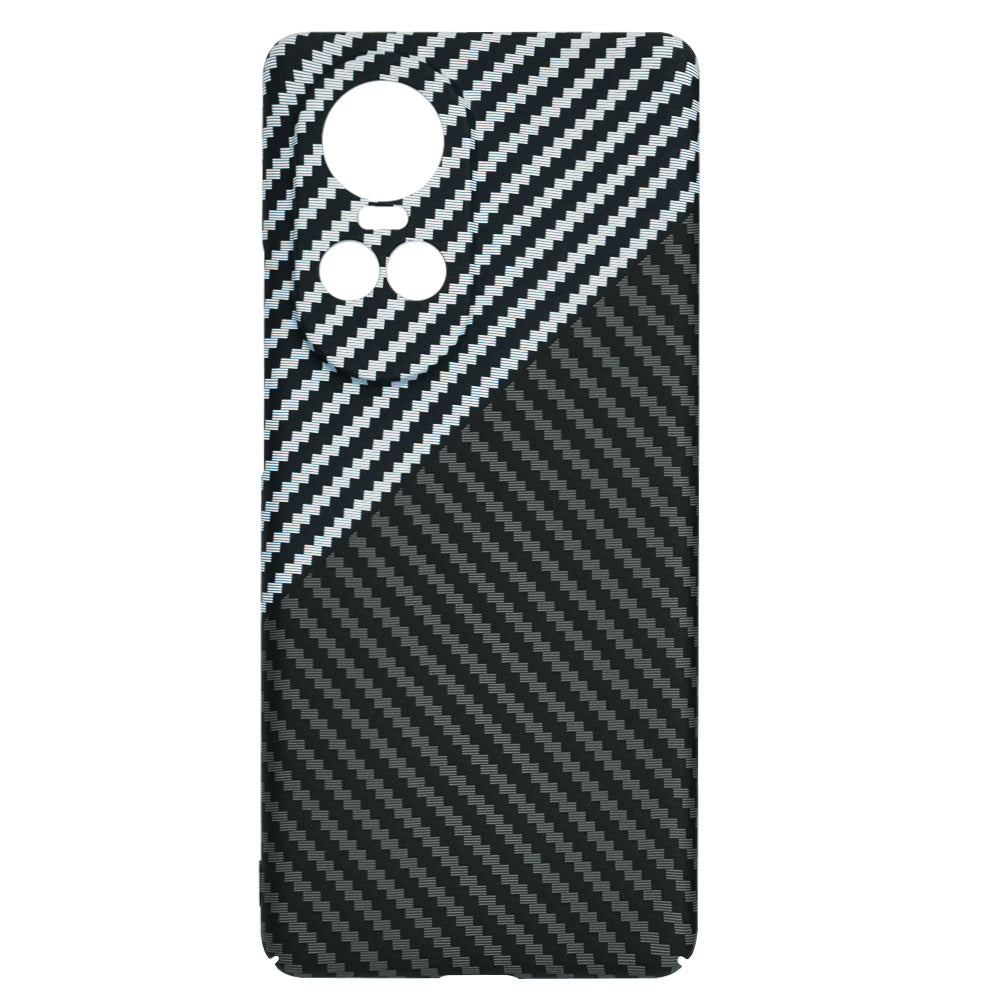 Case for Oppo Reno10 / Reno10 Pro, Techsuit, Carbonite FiberShell, Black Gray