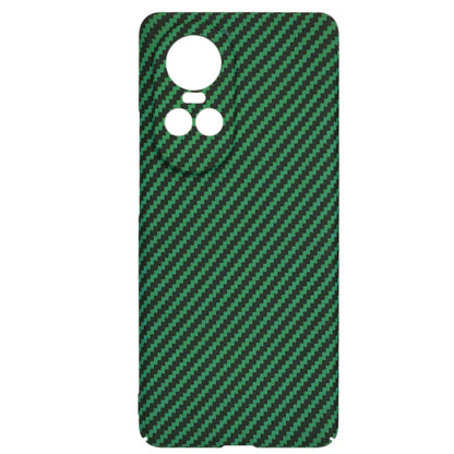 Hülle für Oppo Reno10 / Reno10 Pro, Techsuit, Carbonite FiberShell, Grün