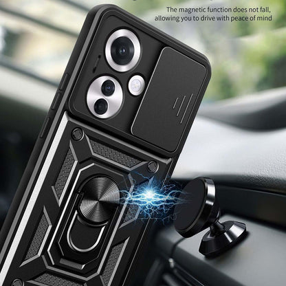 Hülle für Oppo Reno11 F, Techsuit, CamShield, Schwarz