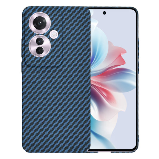 Hülle für Oppo Reno11 F, Techsuit, Carbonite FiberShell, Türkis