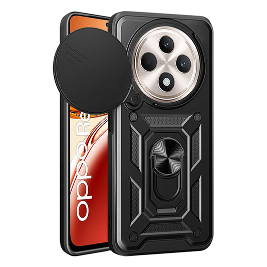 Coque pour Oppo Reno12 FS 5G / Reno12 FS 4G / Reno12 F 4G / Reno12 F, Techsuit, CamShield, Noire