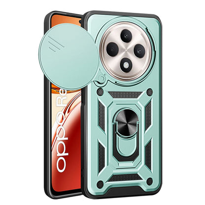 Coque pour Oppo Reno12 FS 5G / Reno12 FS 4G / Reno12 F 4G / Reno12 F, Techsuit, CamShield, Vert