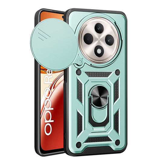 Coque pour Oppo Reno12 FS 5G / Reno12 FS 4G / Reno12 F 4G / Reno12 F, Techsuit, CamShield, Vert