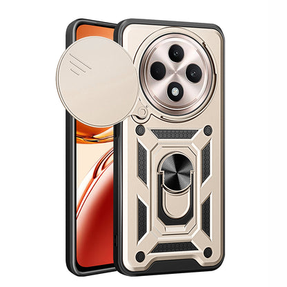 Hülle für Oppo Reno12 FS 5G / Reno12 FS 4G / Reno12 F 4G / Reno12 F, Techsuit, CamShield, Gold
