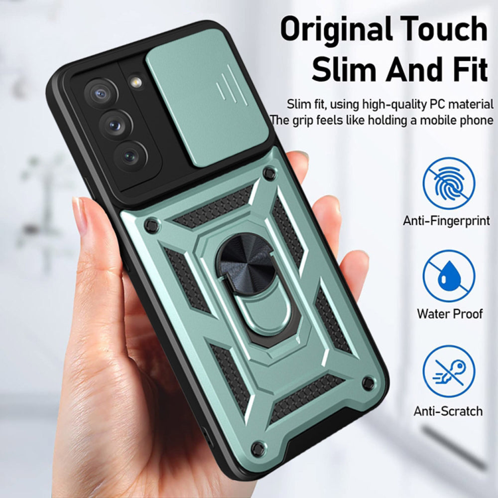 Coque pour Oppo Reno12 Pro, Techsuit, CamShield, Noire